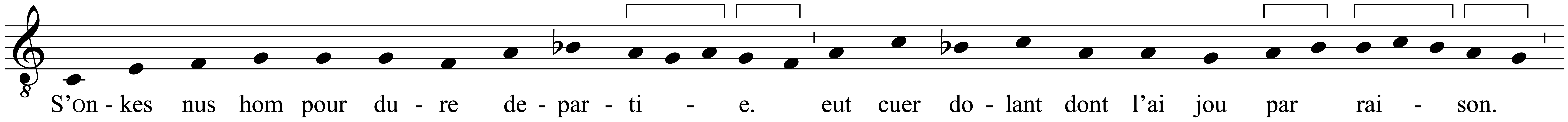 Work musical notation
